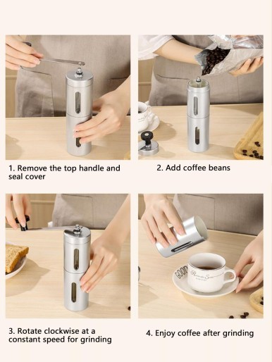 1pc Stainless Steel Coffee Grinder