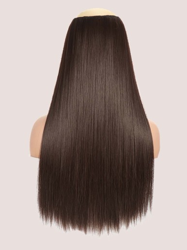 5pcs Clip Long Straight Hairpiece