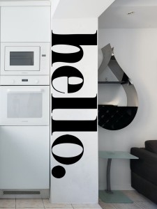 1sheet Letter Graphic Wall Sticker