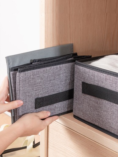 1pc Foldable Random Clothes Storage Box