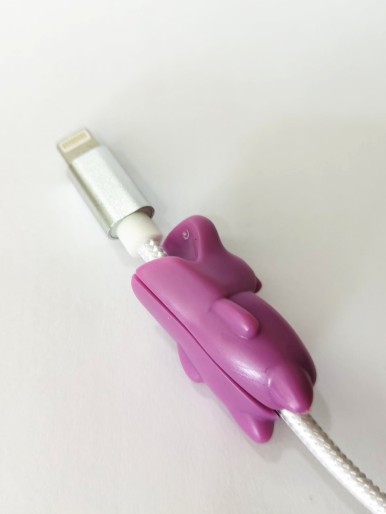 Hippo Shaped Data Cable Protector
