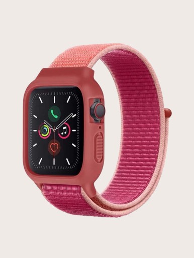 2 In 1 Nylon Watchband & Case Compatible With iWatch