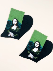 Men Figure Pattern Socks