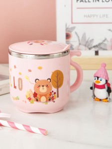 1pc Cartoon Graphic Vacuum Cup