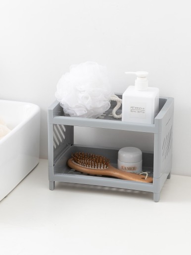 1pc Double Layer Storage Rack