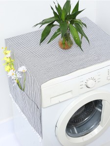 Striped Pattern Washing Machine Cover