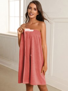 Plain Bath Wrap Towel