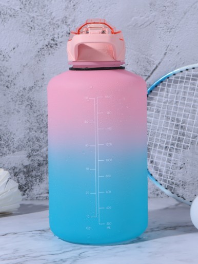 1pc Gradient Color Water Bottle