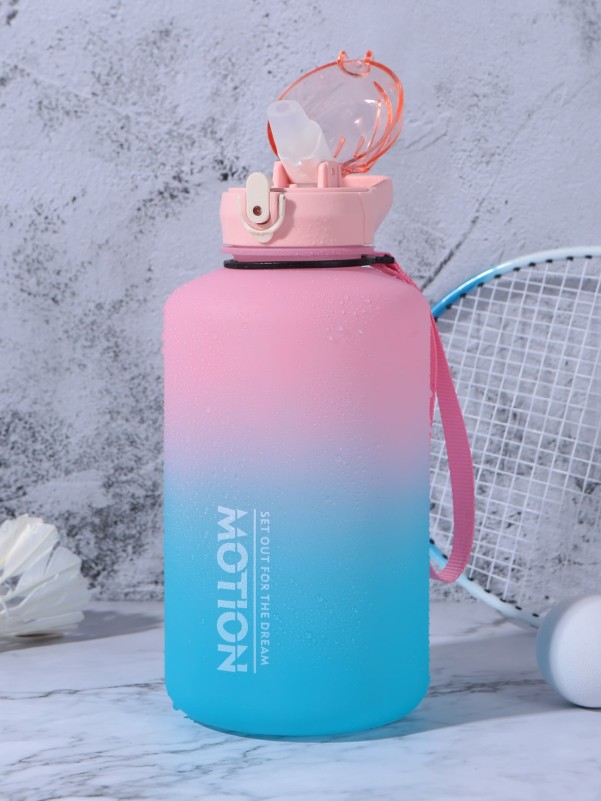 1pc Gradient Color Water Bottle