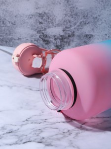 1pc Gradient Color Water Bottle