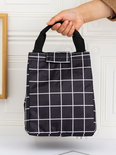 Plaid Lunch Box Bag