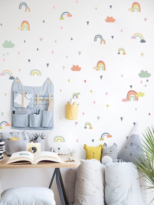 Rainbow Print Wall Sticker