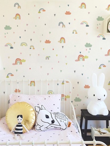 Rainbow Print Wall Sticker