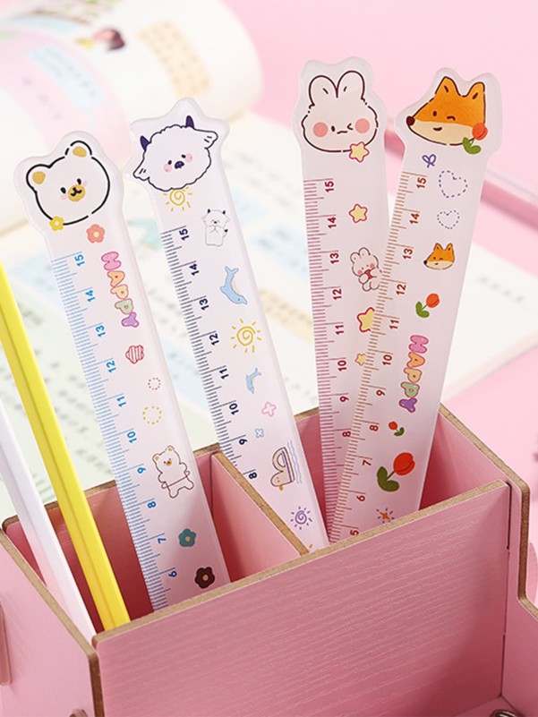 1pc Cartoon Graphic Random Ruler