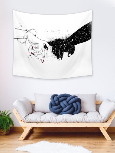 Hand Print Tapestry