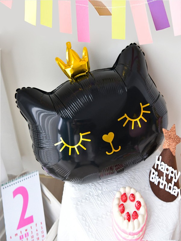 1pc Crown Cat Balloon