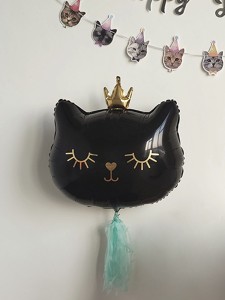 1pc Crown Cat Balloon