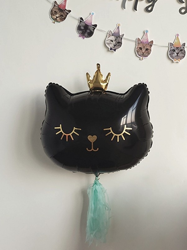 1pc Crown Cat Balloon