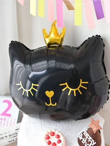 1pc Crown Cat Balloon