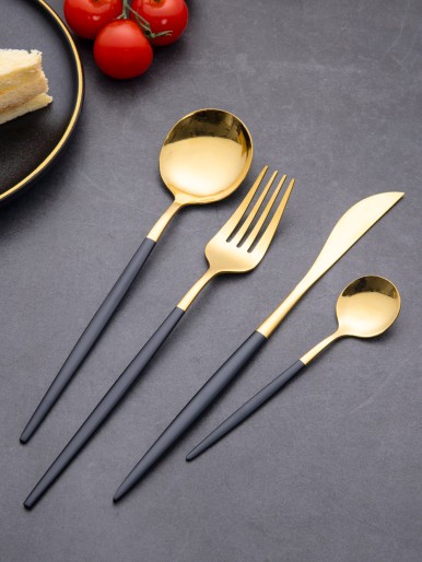 4pcs Stainless Steel Cutlery Set