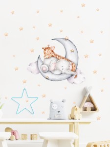 1pc Animal Print Wall Sticker