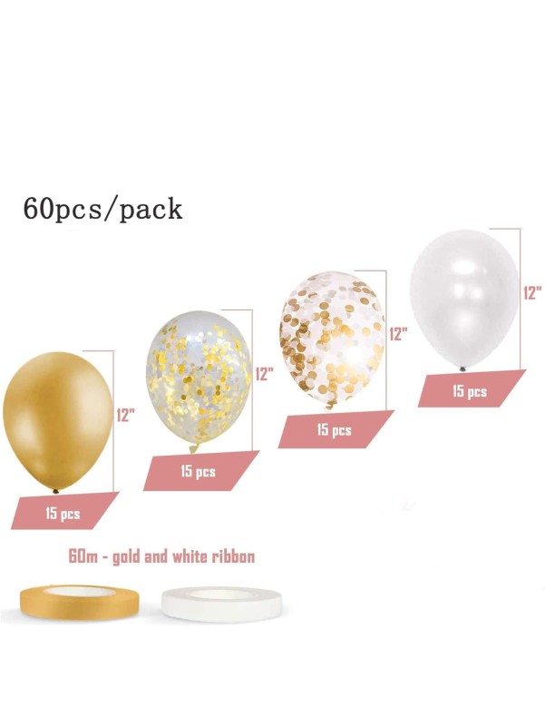 60pcs Decorative Balloon Set