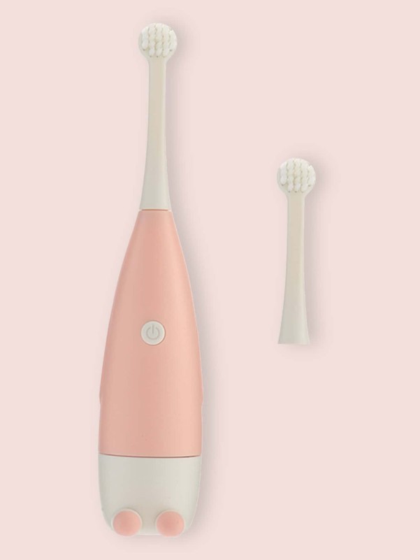 1pc Kids Electric Toothbrush & 2pcs Brush Head