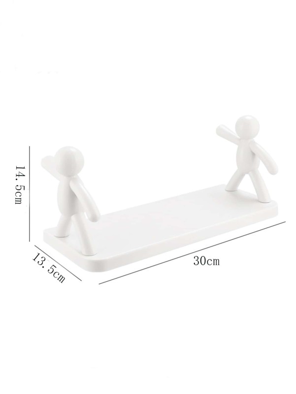 1pc Figure Graphic Random Color Storage Rack