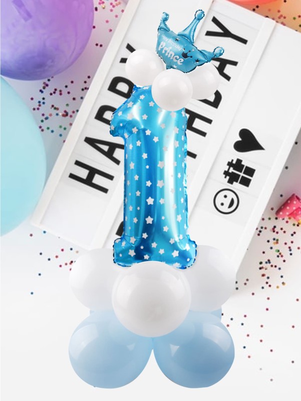 1set 1st Birthday Party Balloon