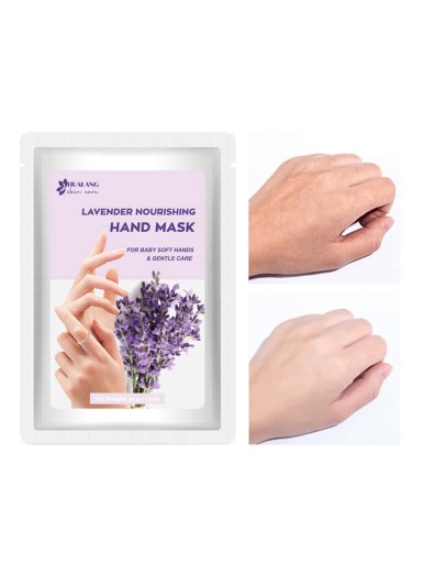 1pair Lavender Nourishing Hand Exfoliator