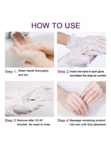 1pair Lavender Nourishing Hand Exfoliator