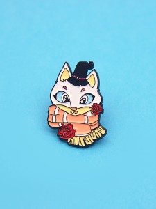 Kids Cat Design Brooch