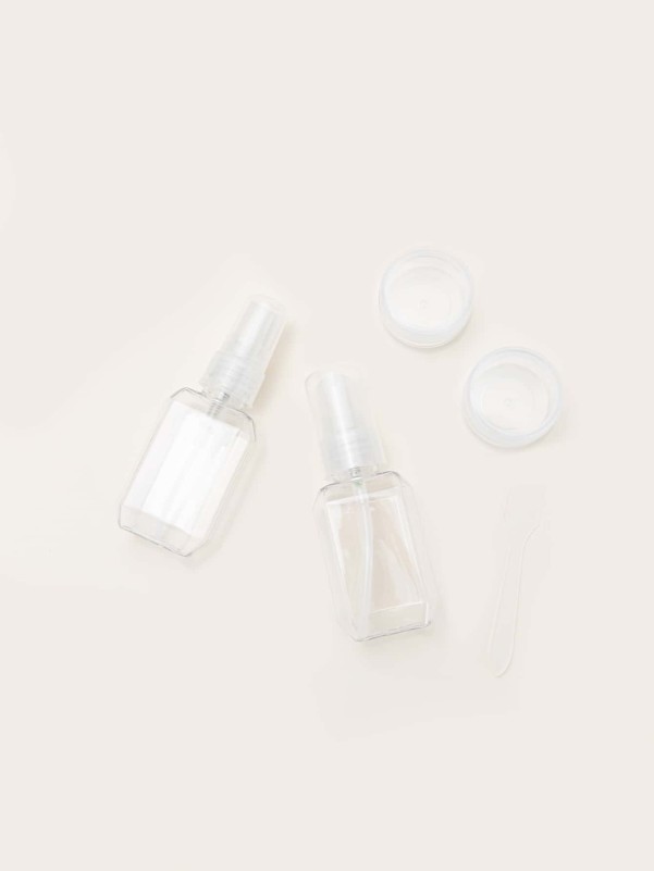 4pcs Clear Travel Bottle Set