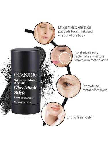 Bamboo Charcoal Facial Cleanser Stick