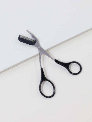 Eyebrow Trimming Scissor With Comb