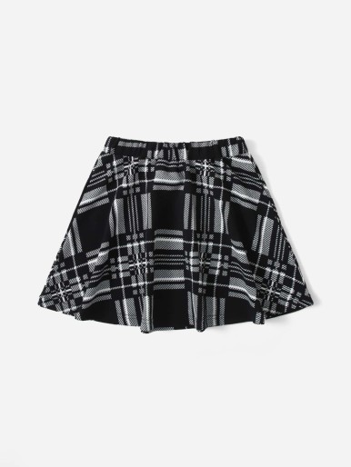 Girls Plaid Skirt