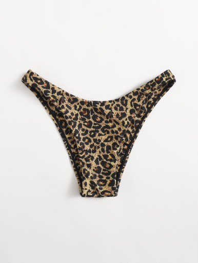 Leopard Cheeky Bikini Panty