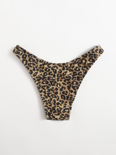 Leopard Cheeky Bikini Panty