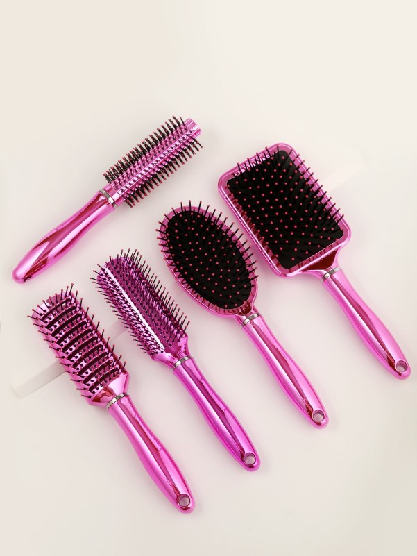 5pcs Metallic Hair Brush