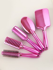 5pcs Metallic Hair Brush