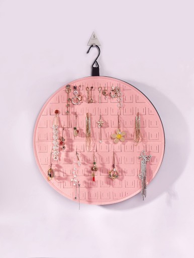 1pc Round Hanging Jewelry Bag