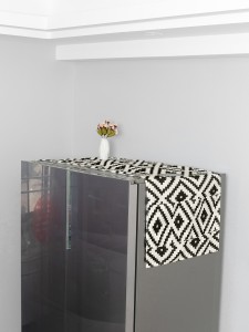 1pc Graphic Print Refrigerator Cover