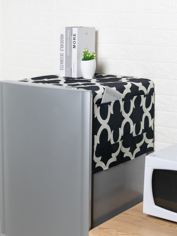 Geometric Pattern Refrigerator Top Cover