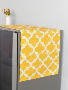 Geometric Pattern Refrigerator Cover