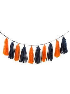 Halloween Decorative Paper Tassel 10pcs