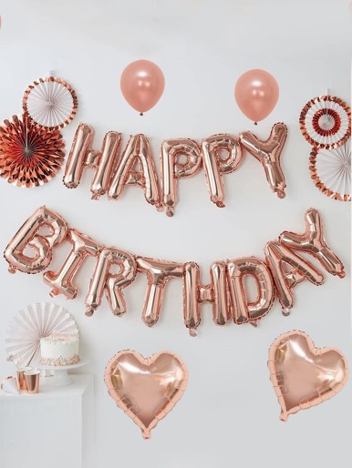 19pcs Birthday Decorative Balloon