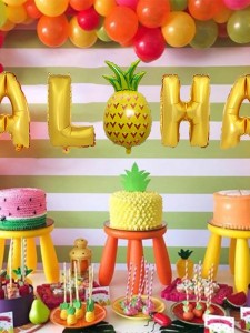 1set Pineapple Aloha Balloon