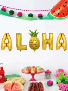 1set Pineapple Aloha Balloon