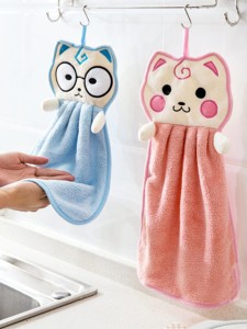 1pc Random Color Cartoon Hand Towel