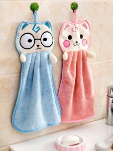 1pc Random Color Cartoon Hand Towel